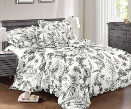 Комплект постельного белья Seta Azalea Satin Barbados 019133298, евро, наволочки 50x50 см