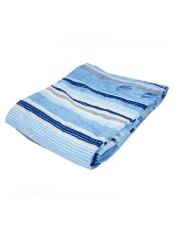 Полотенце для пляжа Grand Stil Махровая простынь Поло 180*200, Т839-2, синий