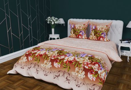 Комплект постельного белья "Текстильная лавка" "Живописные цветы"