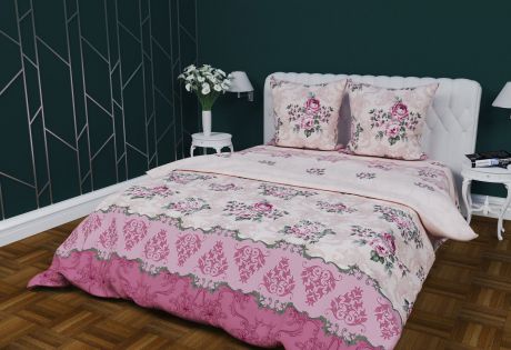 Комплект постельного белья "Текстильная лавка" "Букетики розовый"