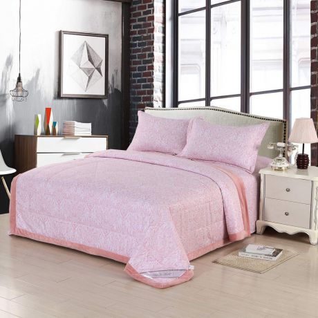 Комплект постельного белья Sofi de Marko Ассоль №3, Евро-Ком-В3, розовый