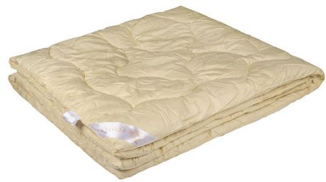 Одеяло Ecotex Роял "Меринос", наполнитель: овечья шерсть, 140 х 205 см