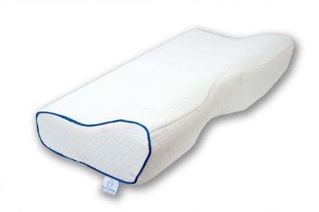 Ортопедическая подушка MemorySleep с эффектом памяти Comfort Plus Air Aloe, белый