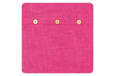 Наволочка декоративная EL Casa "Розовая" на пуговицах, 171900, розовый