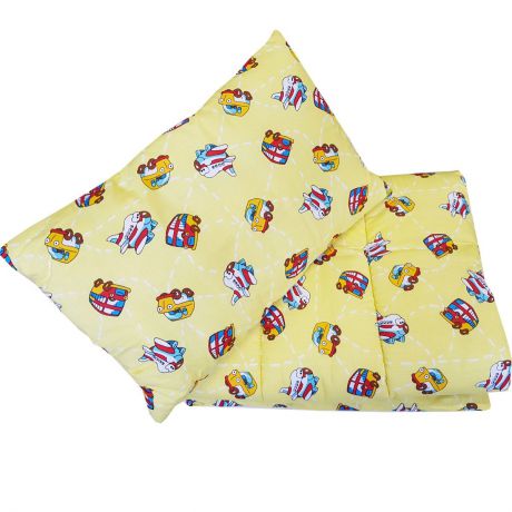 Комплект одеяло и подушки 1111_желтый, желтый