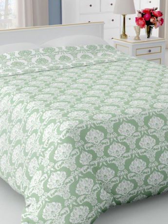 Покрывало DeНАСТИЯ Покрывало на кровать, 200*240 см, зеленый