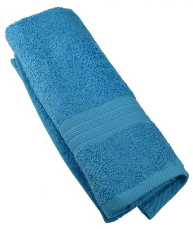 Полотенце махровое SEL, цвет: голубой, 50 х 90 см