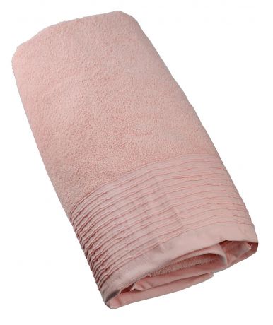 Полотенце махровое SEL, цвет: розовый, 100х150 см
