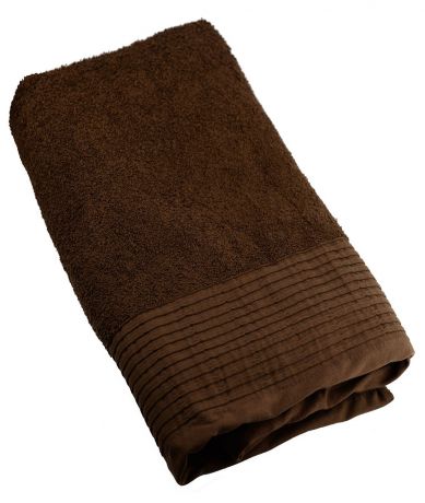 Полотенце махровое SEL, цвет: коричневый, 100х150 см