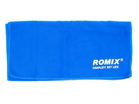 Полотенце спортивное Romix, в мешочке, 30367/г, голубой