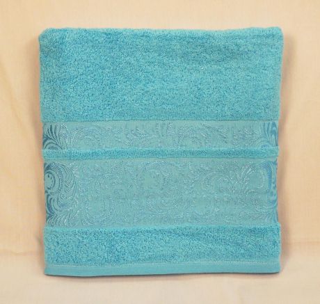 Полотенце банное Grand Stil Мидея, размер 68*135, GS-H33b, синий