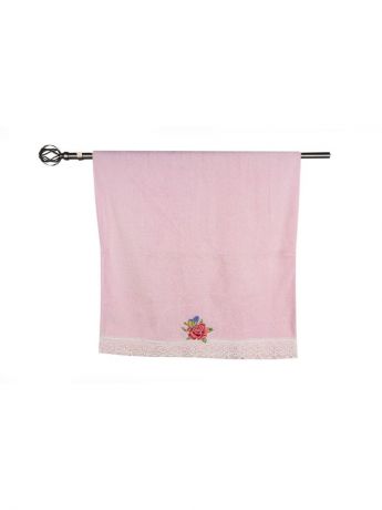 Полотенце банное Grand Stil Николь, размер 65*135, 14-54b, розовый