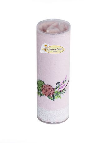 Полотенце для лица, рук или ног Grand Stil Женева , размер 45*90, N18-21t, розовый