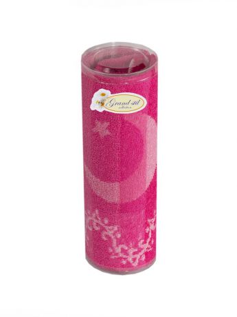Полотенце для лица, рук или ног Grand Stil Магия, размер 45*90, DD/GS079t, розовый