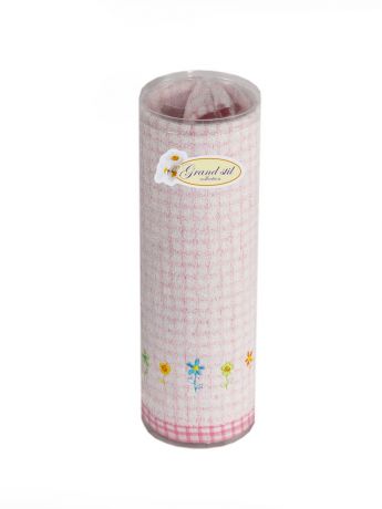 Полотенце для лица, рук или ног Grand Stil Мила, размер 34*76, TK706-bt, розовый
