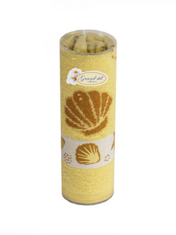 Полотенце для лица, рук или ног Grand Stil Море, размер 48*90, N14-251t, желтый