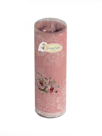Полотенце для лица, рук или ног Grand Stil Элиза, размер 48*90, GS-H23t, розовый
