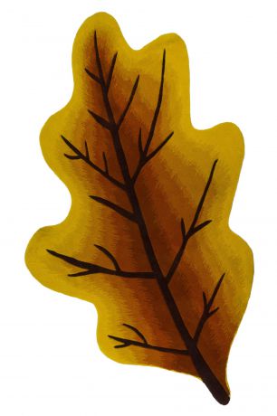 Ковер MADONNA 1,4х2М, фигурный, желтый