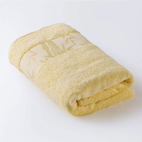 Полотенце для бани Ecotex Бамбук, желтый