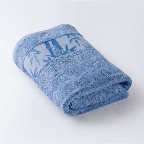 Полотенце для лица, рук или ног Ecotex Бамбук, голубой