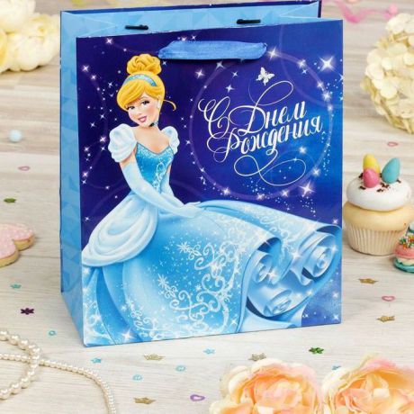Подарочная упаковка Disney Принцесса: Золушка, 4627151964683, синий