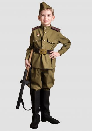 Комплект пехотной детской военной формы на мальчика