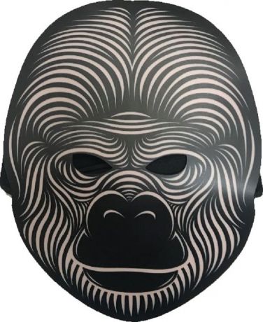 Карнавальный набор GeekMask Cветовая маска с датчиком звука GeekMask "King" (GM-KING), GM-KING бежевый