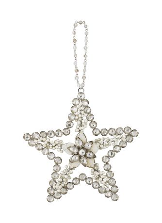 Подвесное украшение Molly Marais Star ornament, Цвет: серебряный, XM520019, Размер: Диаметр 14, длина подвеса 8