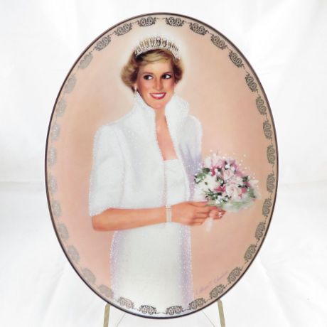 Декоративная коллекционная тарелка Royal Cornwall "Диана: Королева Наших Сердец. Наша Королевская Принцесса"