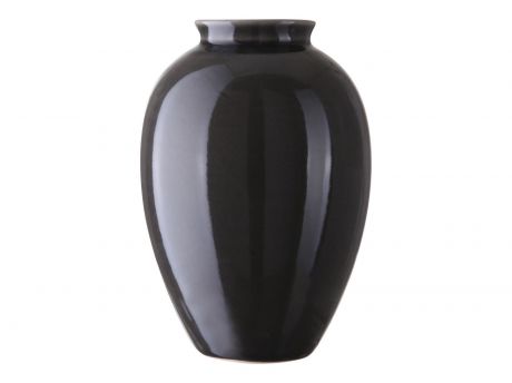 Ваза A Simple Mess Anita керамическая, цвет: черный, высота 20 см. SM963414