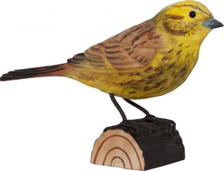 Декоративная фигурка птицы Wildlife Garden ручной работы yellowhammer