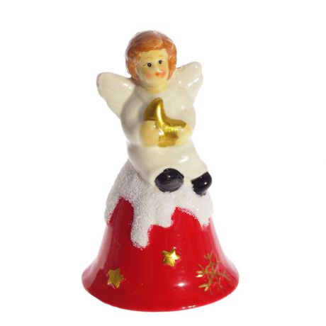 Колокольчик-сувенир ангел Triumph Xmas "Рождественская луна", TXRK-236501, 12 см
