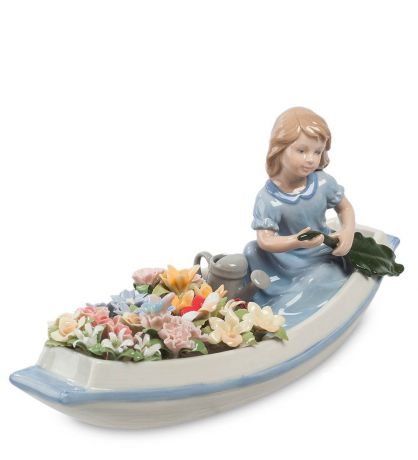 Композиция Pavone Девочка в цветочной лодке, 107372