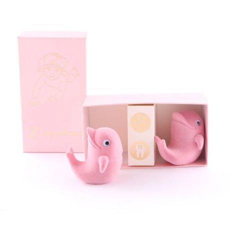 Подарочный набор детский Dream Service Коробочка для первого: локана и зубика, 951 розовый