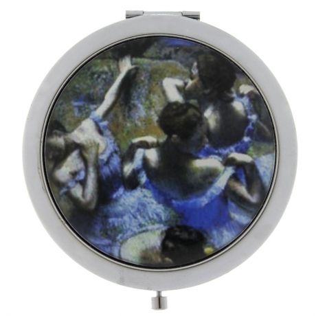 Зеркало карманное TINA BOLOTINA Танцовщицы Дега, DZ-025, синий
