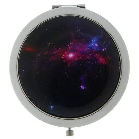 Зеркало карманное TINA BOLOTINA Космос, DZ-109, черный