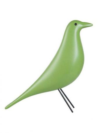 Статуэтка Terra Design Terra House Bird "Eames style", зеленый