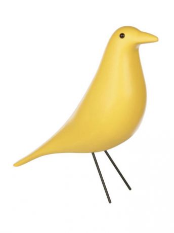 Статуэтка Terra Design Terra House Bird "Eames style", желтый