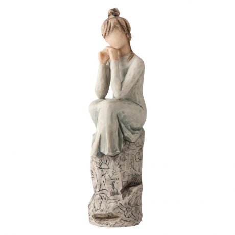 Фигурка декоративная Willow Tree статуэтка миниатюрная, интерьерная, 27537, Искусственный камень