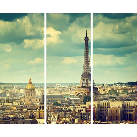 Картина Экорамка "Париж. Винтаж" мдф, ME-109-103, 60x50 см