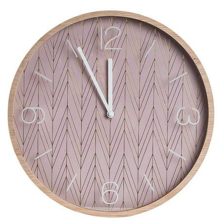 Часы настенные Rich Line Home Decor, RE-138490, золотистый, розовый, 33 см