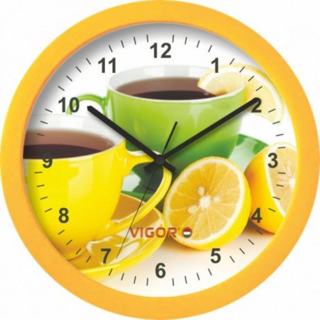 Настенные часы VIGOR Д-29 Лимонный чай