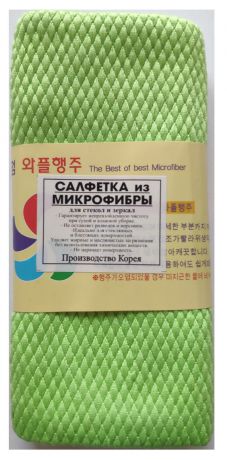 Салфетка Himkor Чистки стекол и зеркал, зеленый