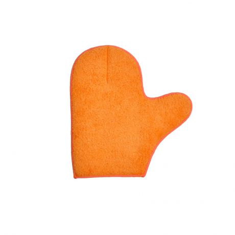 Губка CATCHMOP Двусторонняя перчатка-варежка для уборки, оранжевый