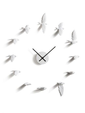 Настенные часы Terra Design Birds, белый