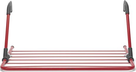Сушилка для белья Brabantia, надверная, цвет: пламенно-красный, 4,5 м. 105265