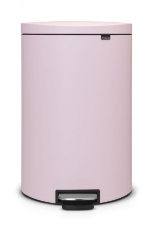 Бак мусорный Brabantia "FlatBack+", с педалью, цвет: розовый, 40 л. 103926