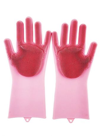 Перчатки хозяйственные Tip-Top 4605170010345, розовый