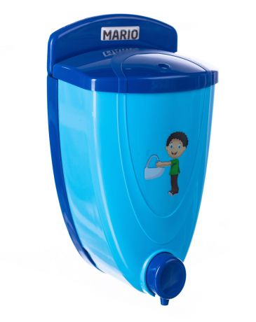 Диспенсер для мыла Mario 8330, голубой, синий