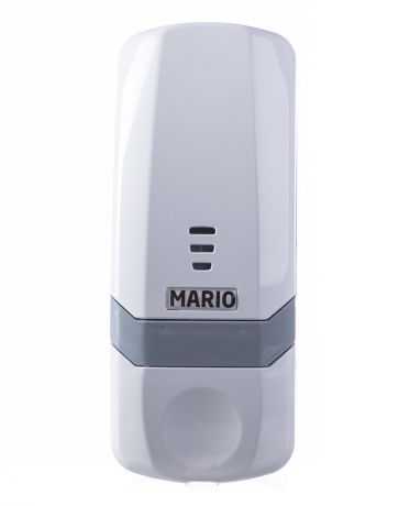 Дозатор для мыла-пены Mario Classic, белый, серый